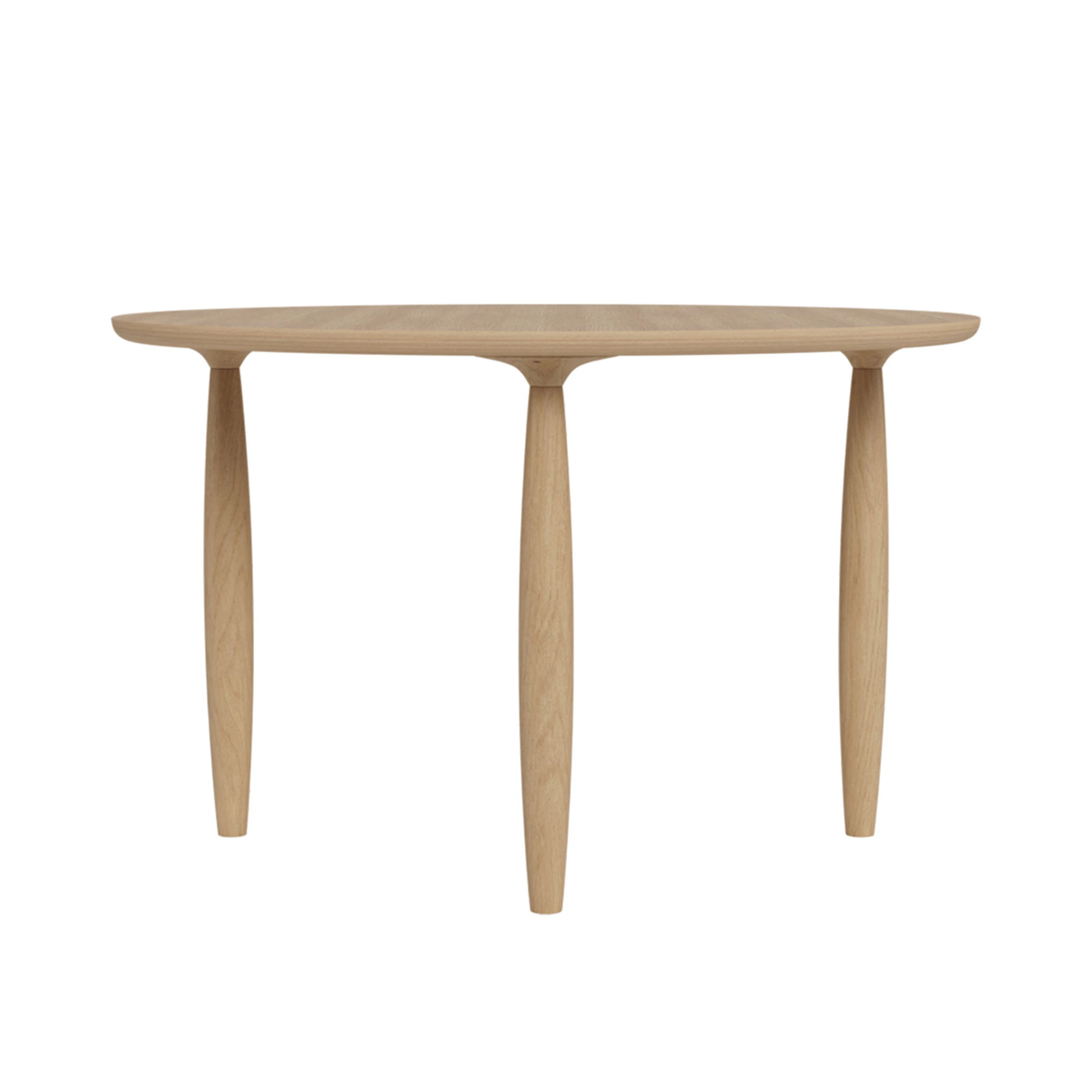 Norr11 Oku Matbord &Oslash;120 Cm Natur - Matbord & Barbord Plywood Natural