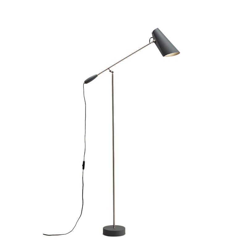 Birdy Golvlampa, Grey/Metallic