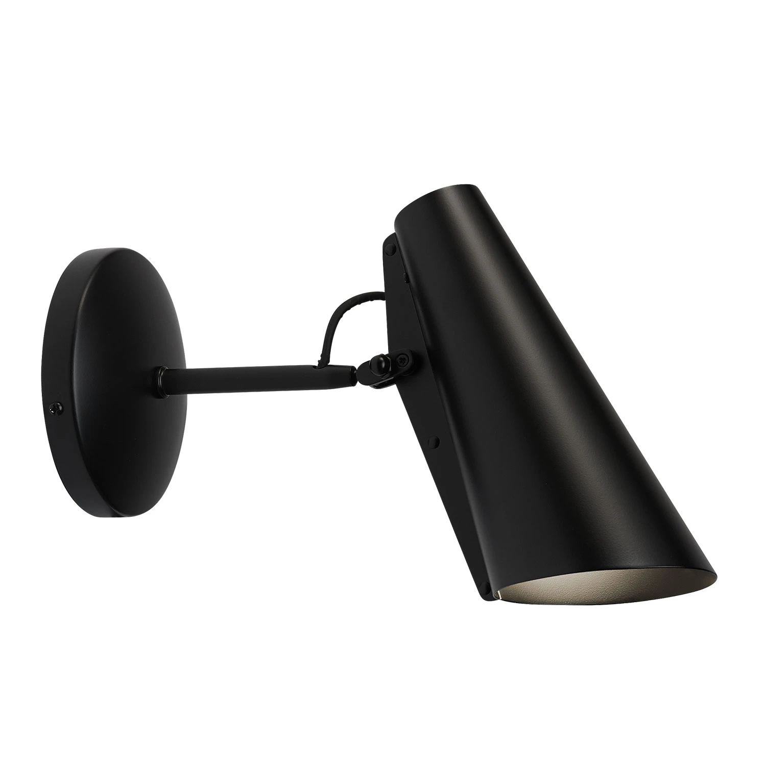 Northern Birdy V&auml;gglampa Kort Arm Black/black - V&auml;gglampor St&aring;l Svart