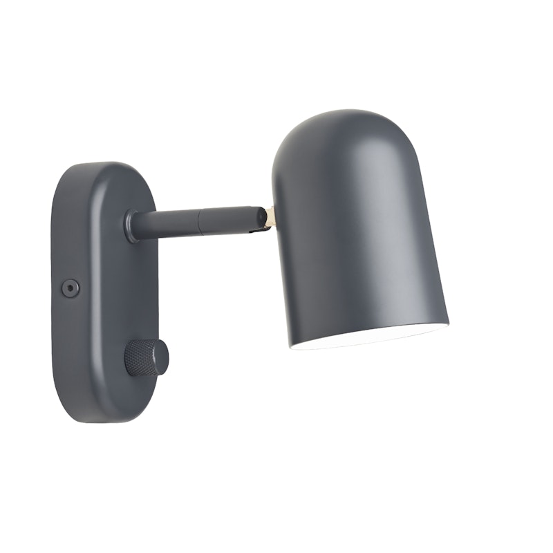Buddy Vägglampa, Mörkgrå