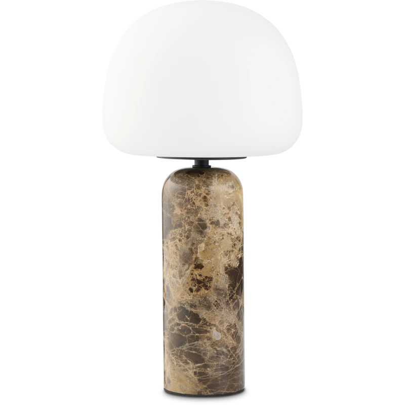 Kin Bordslampa Brun Marmor 40 cm