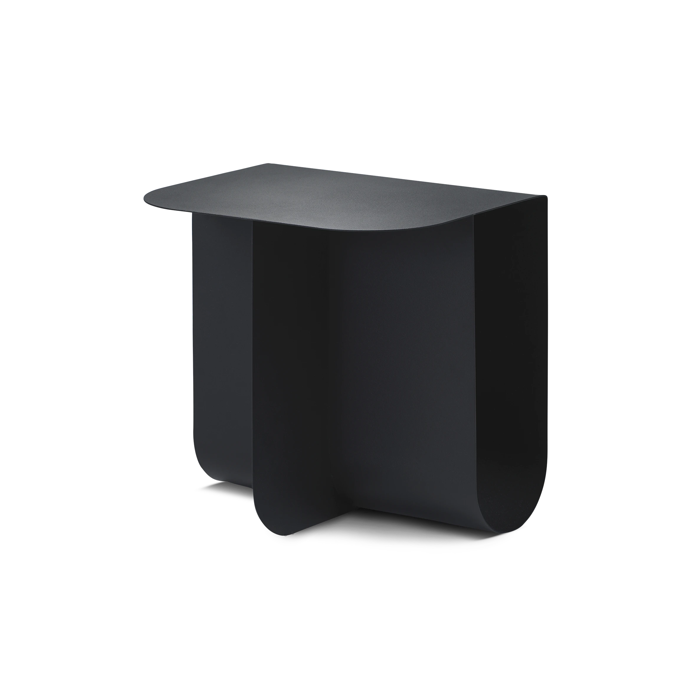 Northern Mass Bord - Sidobord & Avlastningsbord Rostfritt St&aring;l Svart