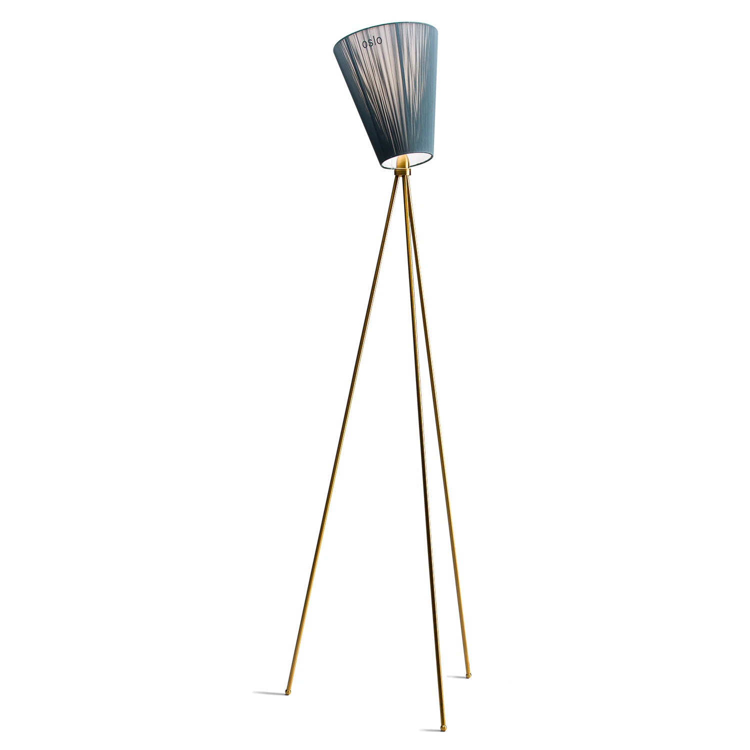 Northern Oslo Wood Golvlampa Jubileumsmodell Gold/green - Golvlampor St&aring;l Gr&ouml;n