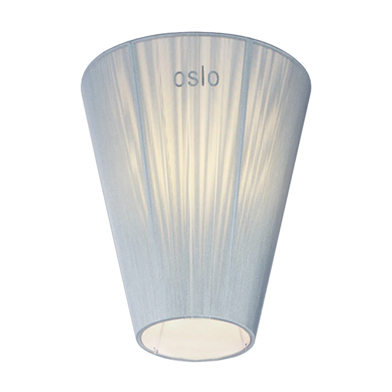 Oslo Wood Lampskärm, Light Blue