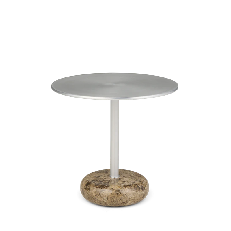 Ton Sidobord Stort Brun Marmor