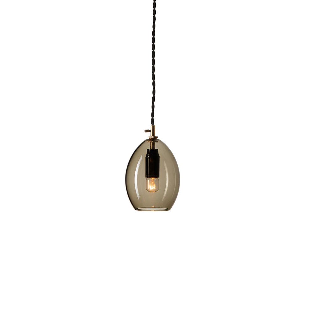Northern Unika Pendel Small Grey - Pendellampor Mässing Grå
