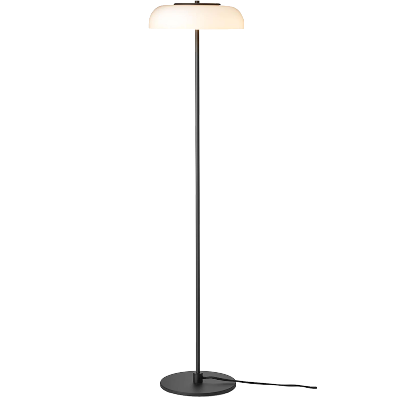 Blossi Golvlampa, Svart / Opal