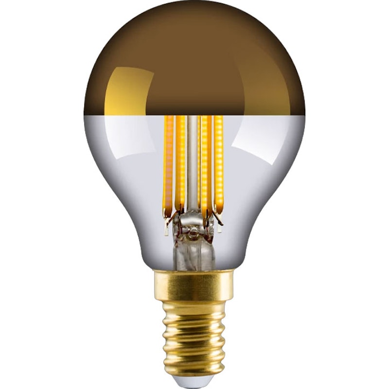 LED Ljuskälla E14 4W 470lm 2700K Dimbar, Guld