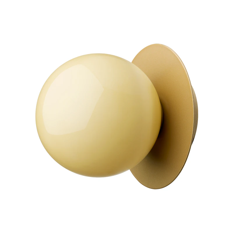 Liila 1 Vägg-/Taklampa 16,5 cm, Guld / Honey