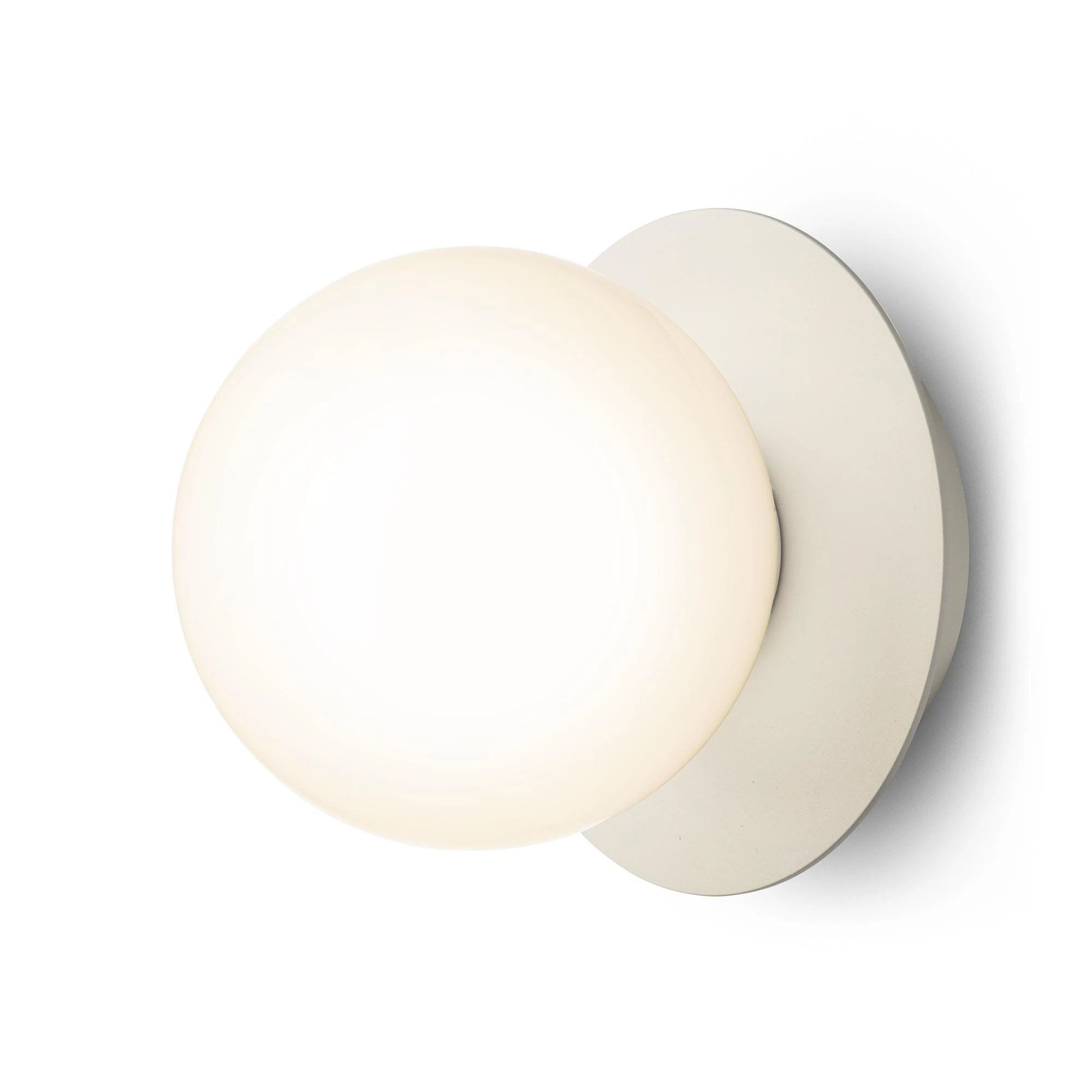 Nuura Liila 1 V&auml;gg-/taklampa Limited Edition S / Opal - Plafonder Glas Sand