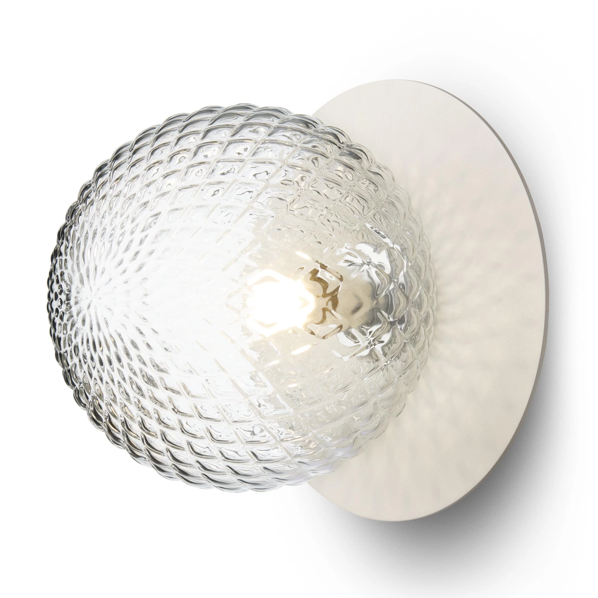 Nuura Liila 1 V&auml;gg-/taklampa Limited Edition M / Klar - Plafonder Glas Sand
