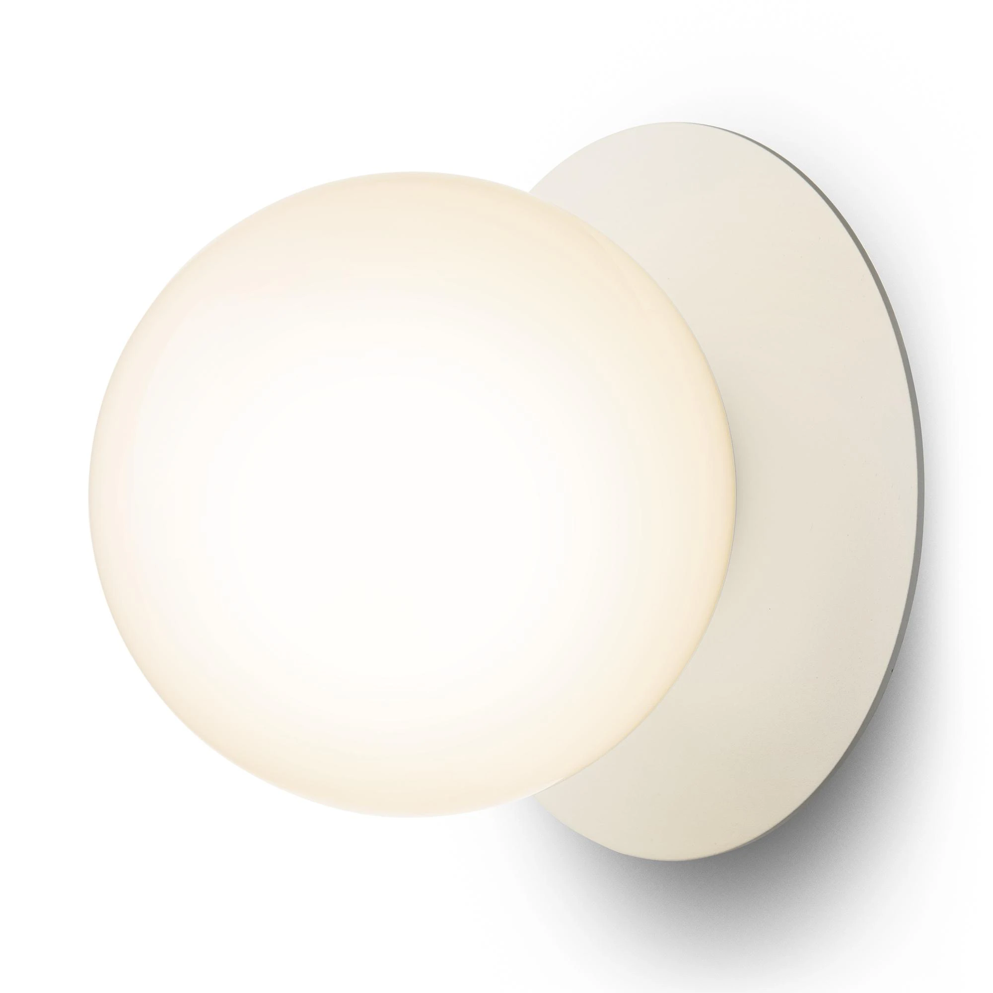 Nuura Liila 1 V&auml;gg-/taklampa Limited Edition M / Opal - Plafonder Glas Sand