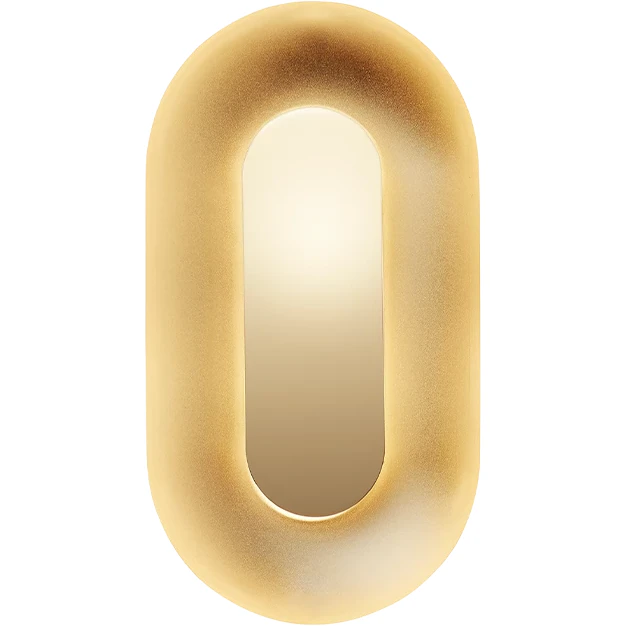 Nuura Sasi V&auml;gglampa 29 Cm - V&auml;gglampor Metall M&auml;ssing