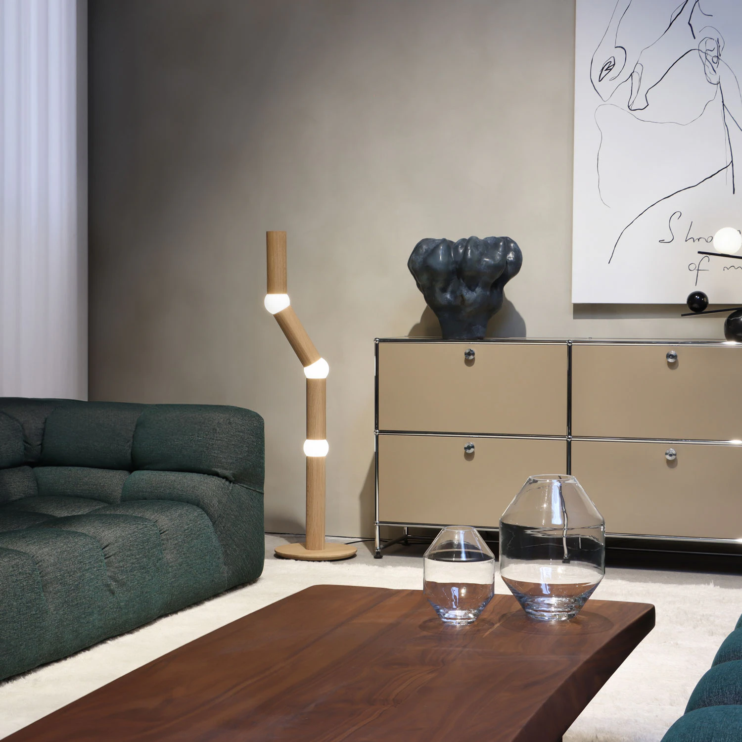 Oblure Lightbone Golvlampa, ek från Oblure, bild 6