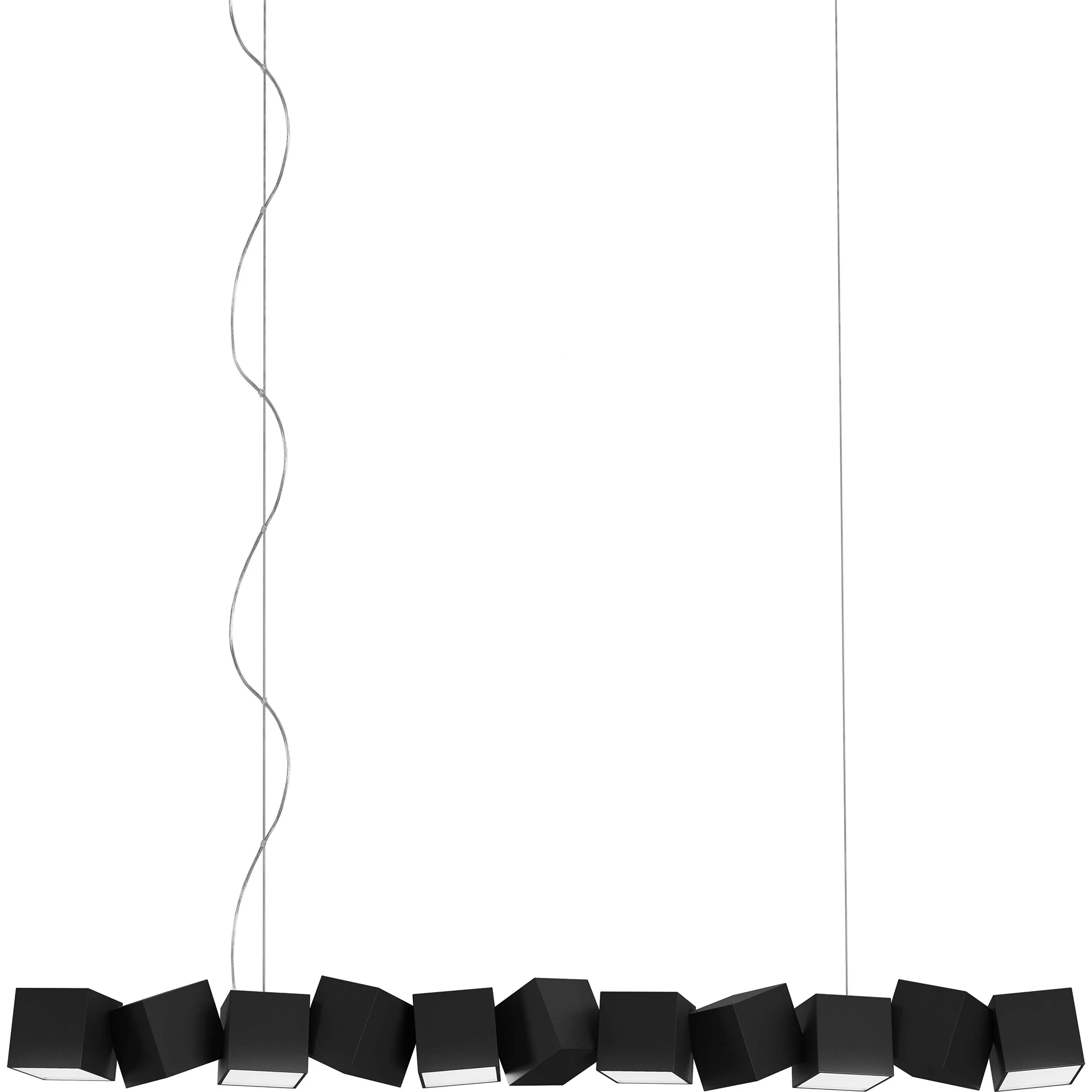 Oblure Blockchain 11 Pendel - Pendellampor Akryl Svart