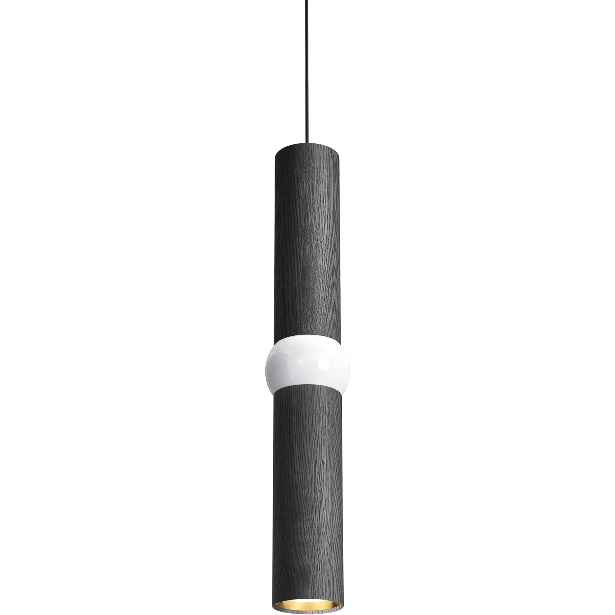 Oblure Lightbone Pendel Medium Black Oak - Pendellampor Massiv Ek Svart Ek