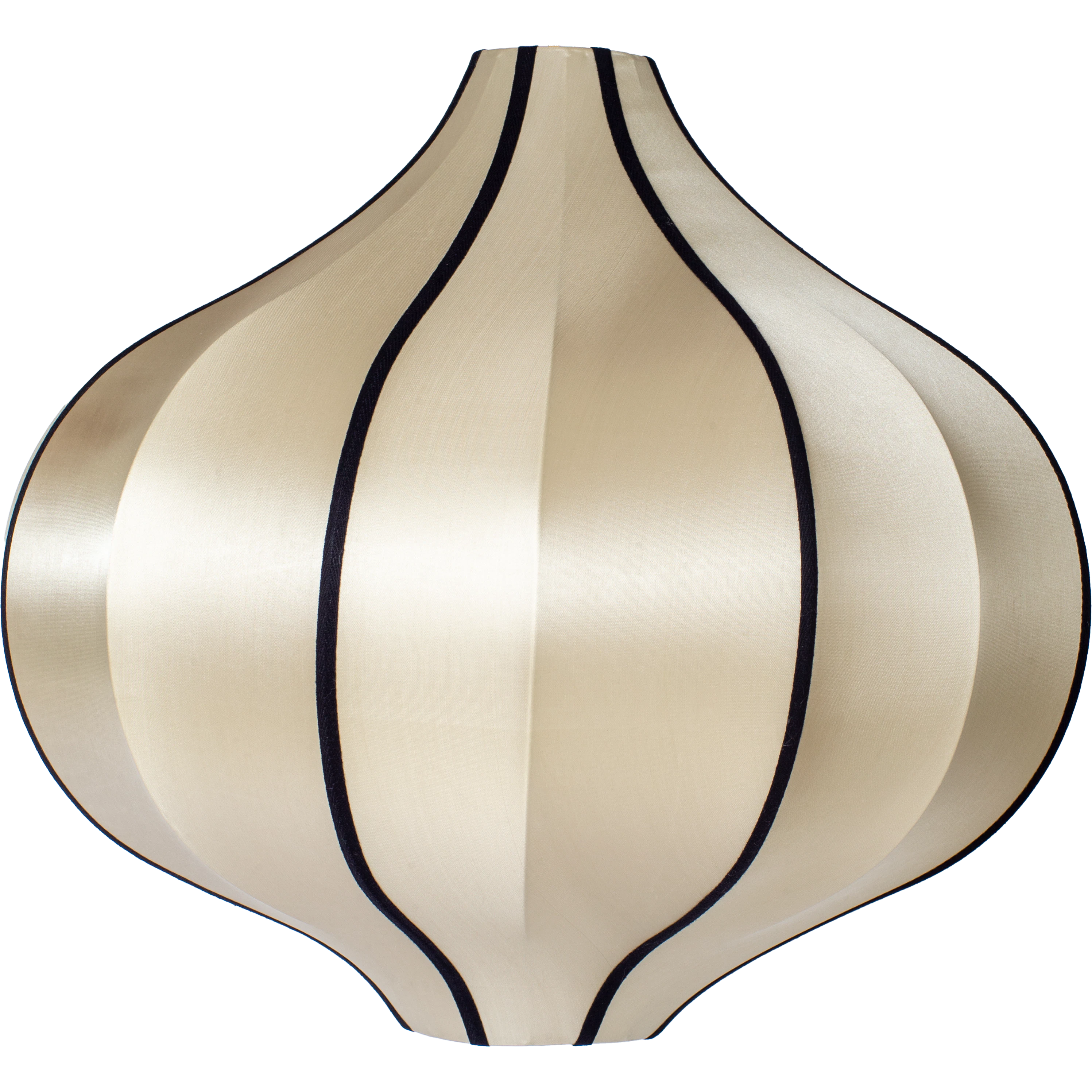 Oi Soi Oi Indochina Lampskärm Onion Stor Classic / - Lampskärmar Silke / Siden Svart