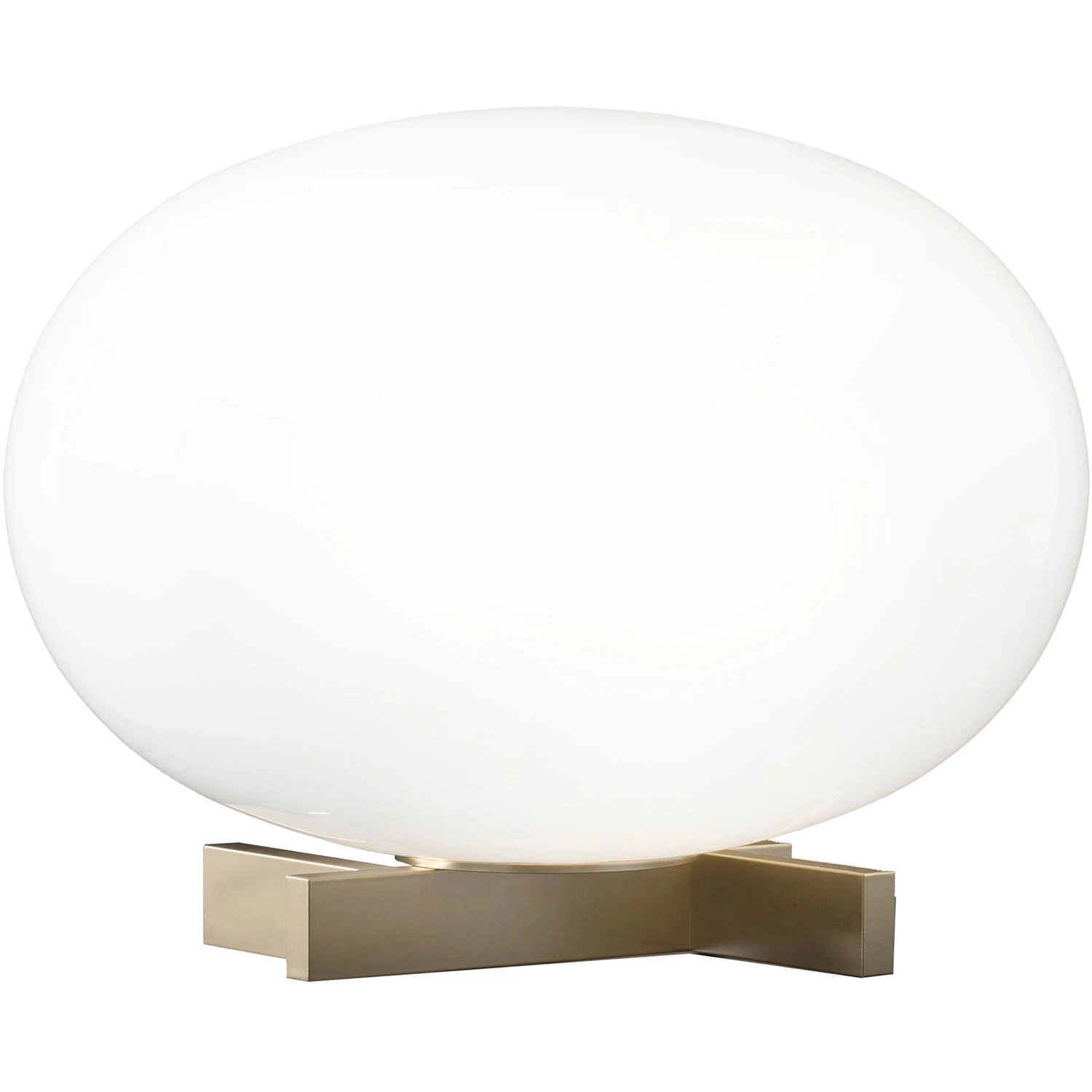 Oluce Alba 265 Bordslampa - Bordslampor Metall Satin Brass