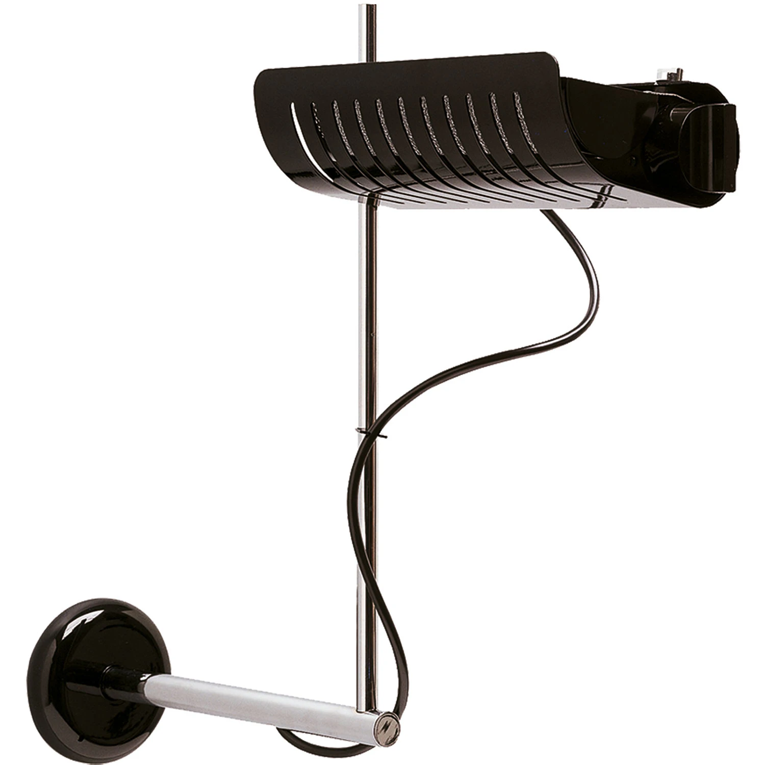 Oluce Colombo 761 V&auml;gglampa - V&auml;gglampor Aluminium Svart