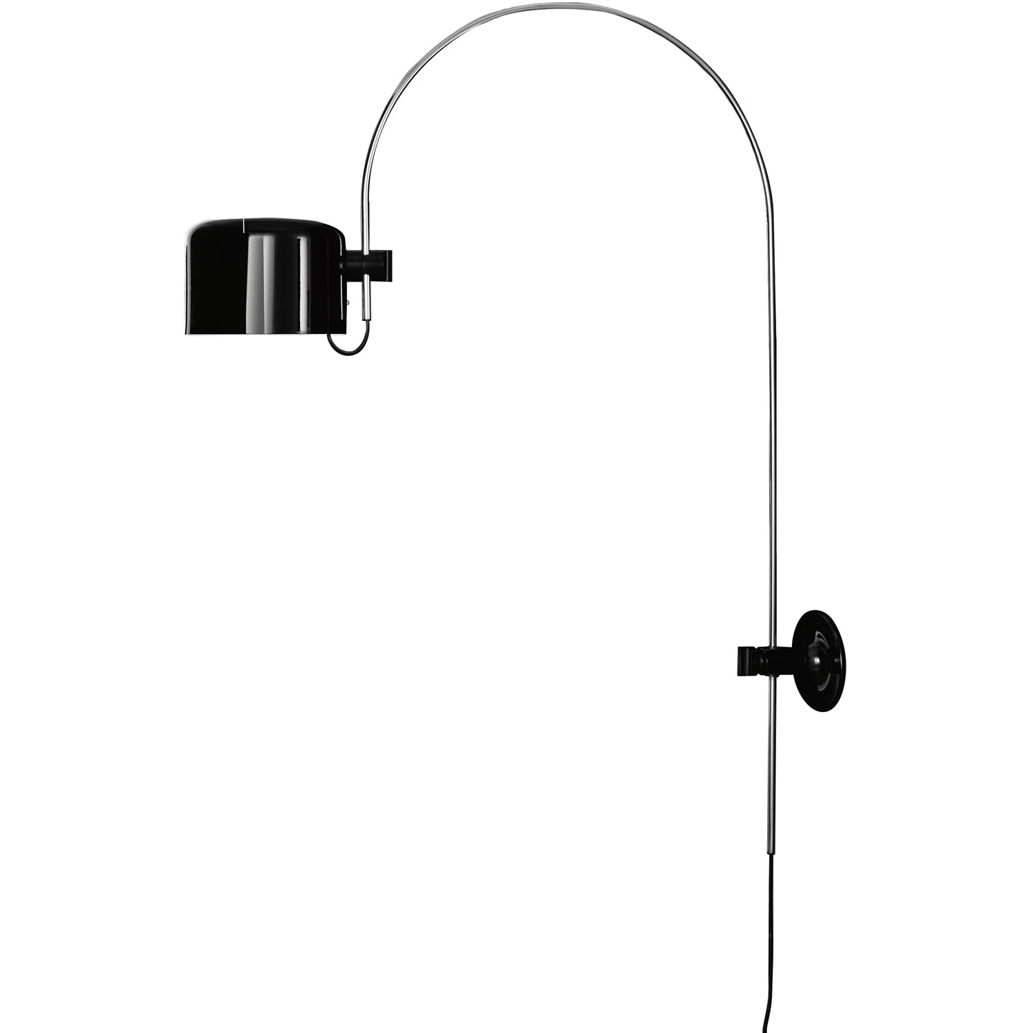 Oluce Coup&eacute; 1158 V&auml;gglampa - V&auml;gglampor Aluminium Svart