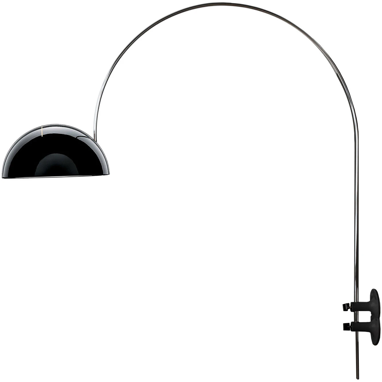 Oluce Coup&eacute; 1159r V&auml;gglampa - V&auml;gglampor Aluminium Svart