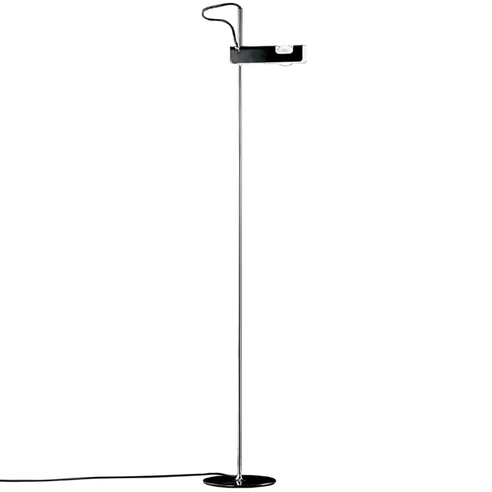 Oluce Spider 3319 Golvlampa - Golvlampor Aluminium Svart