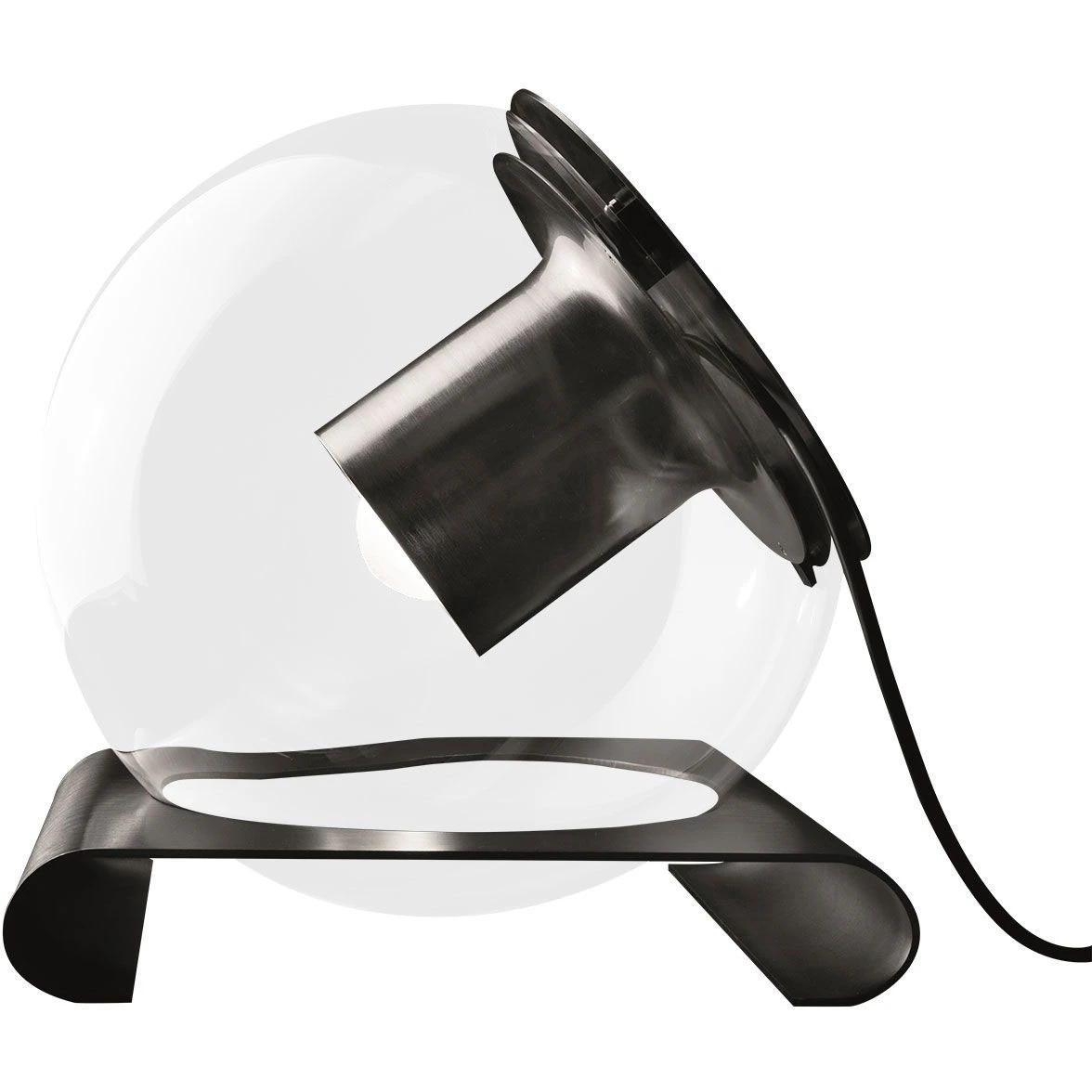 Oluce The Globe 228 Bordslampa - Bordslampor Glas Nickel