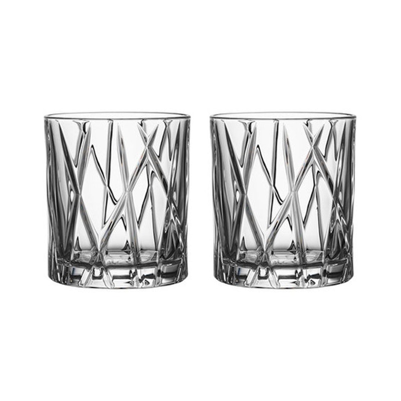 City Whiskyglas OF 25 cl, 2-Pack