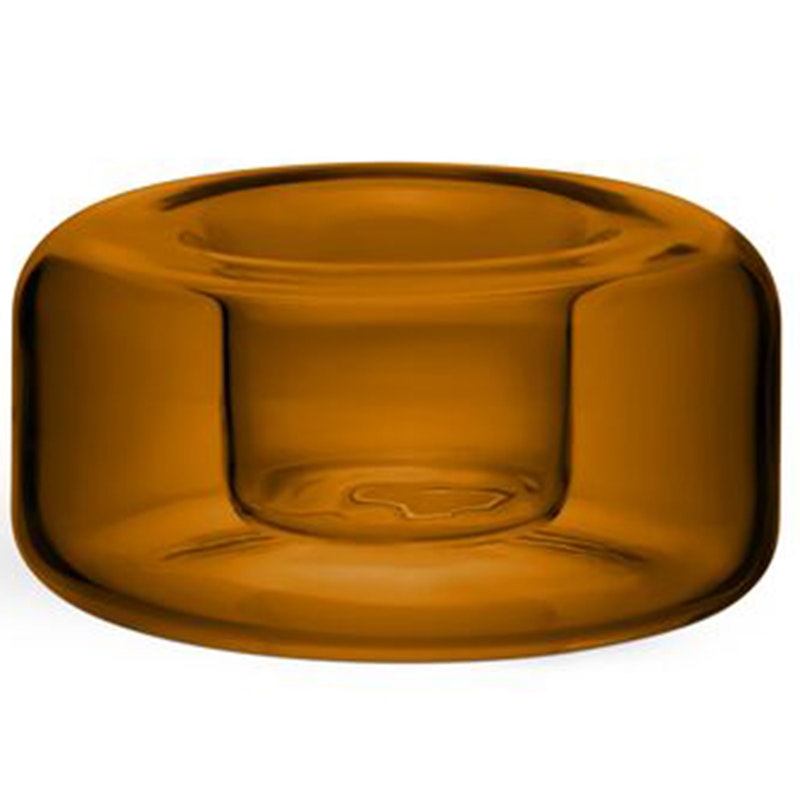 Happy Ljuslykta 4,7 cm, Amber