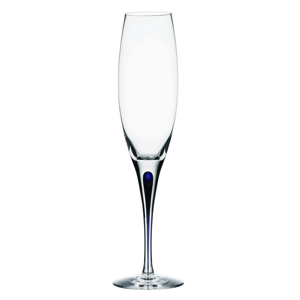 Orrefors Intermezzo Bl&aring; Champagneglas 26 Cl - Champagneglas Munbl&aring;st Glas Klar