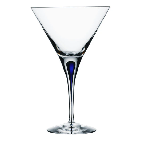 Orrefors Intermezzo Bl&aring; Martiniglas 25 Cl - Martiniglas & Cocktailglas Klar