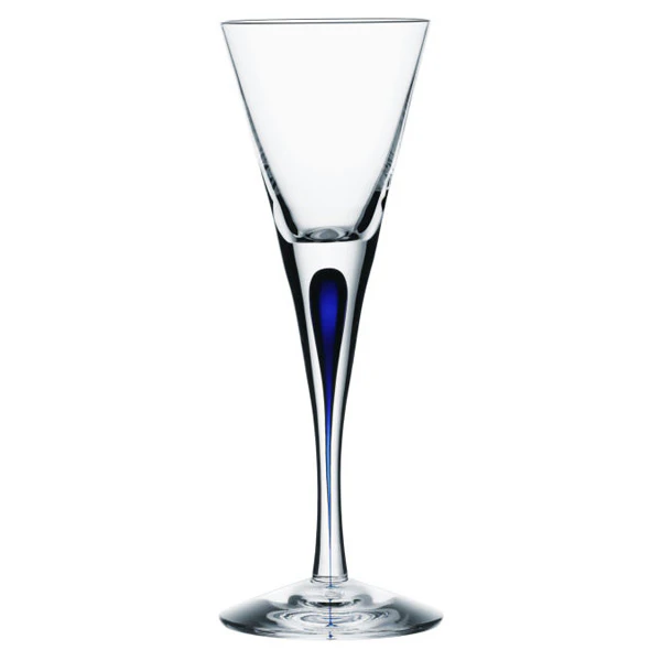 Orrefors Intermezzo Bl&aring; Snapsglas 6 Cl - Snapsglas & Avecglas Munbl&aring;st Glas Klar