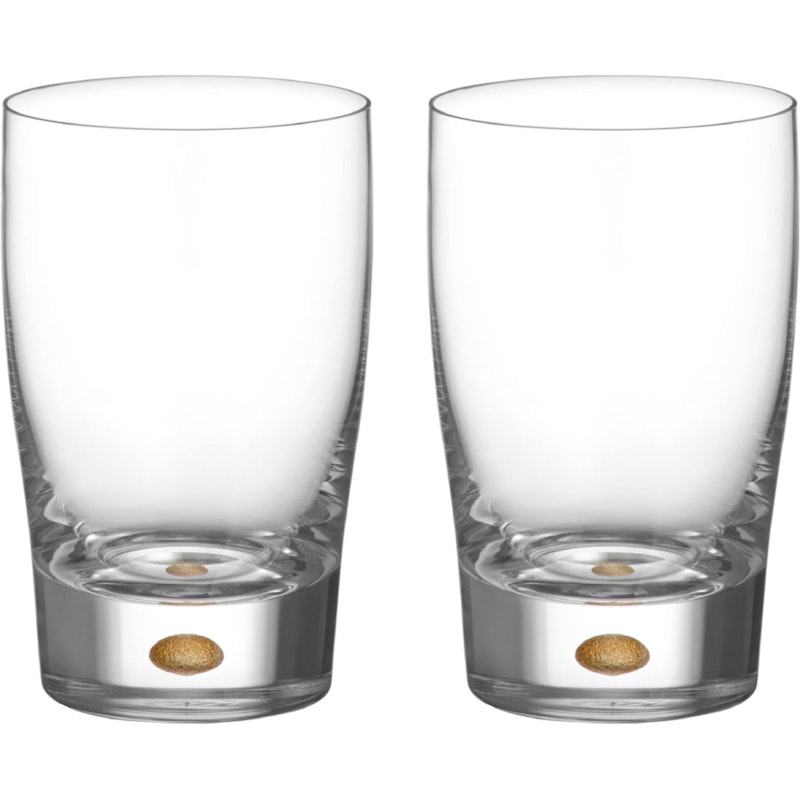 Intermezzo Tumblerglas 2-pack 25 cl, Guld