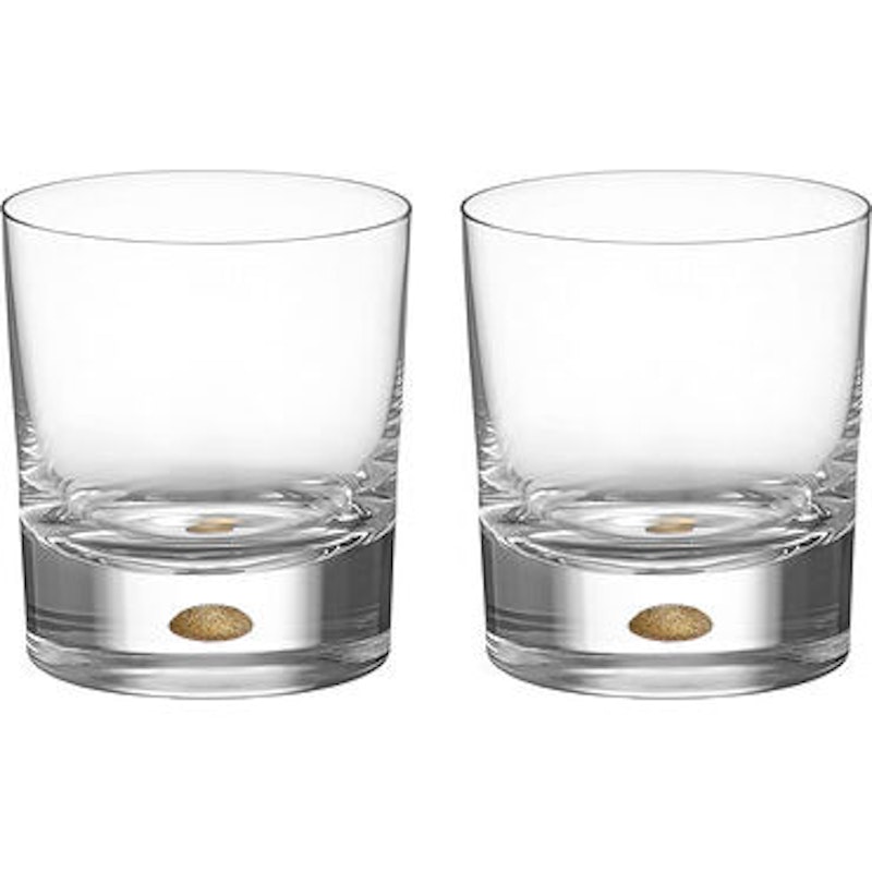 Intermezzo Whiskeyglas Old fashioned 2-pack 25 cl, Guld