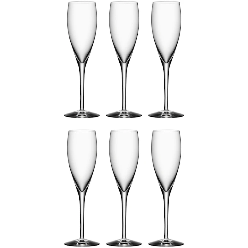 More Champagneglas 18 cl, 6-pack