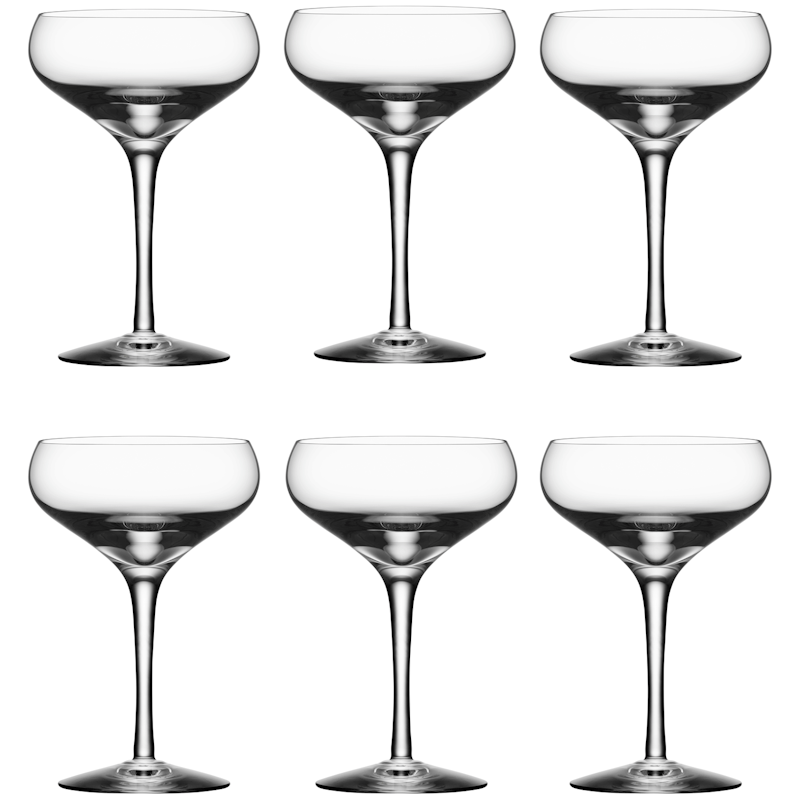 More Coupe Champagneglas 21 cl, 6-pack