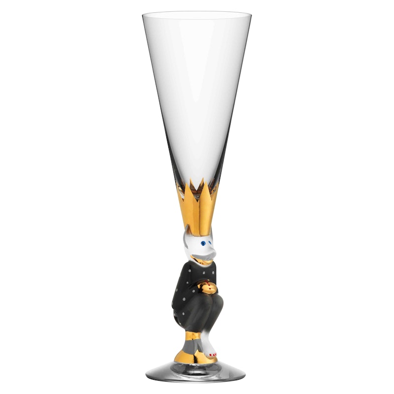 Nobel The Sparkling Devil Champagneglas 19 cl, Mörkgrå