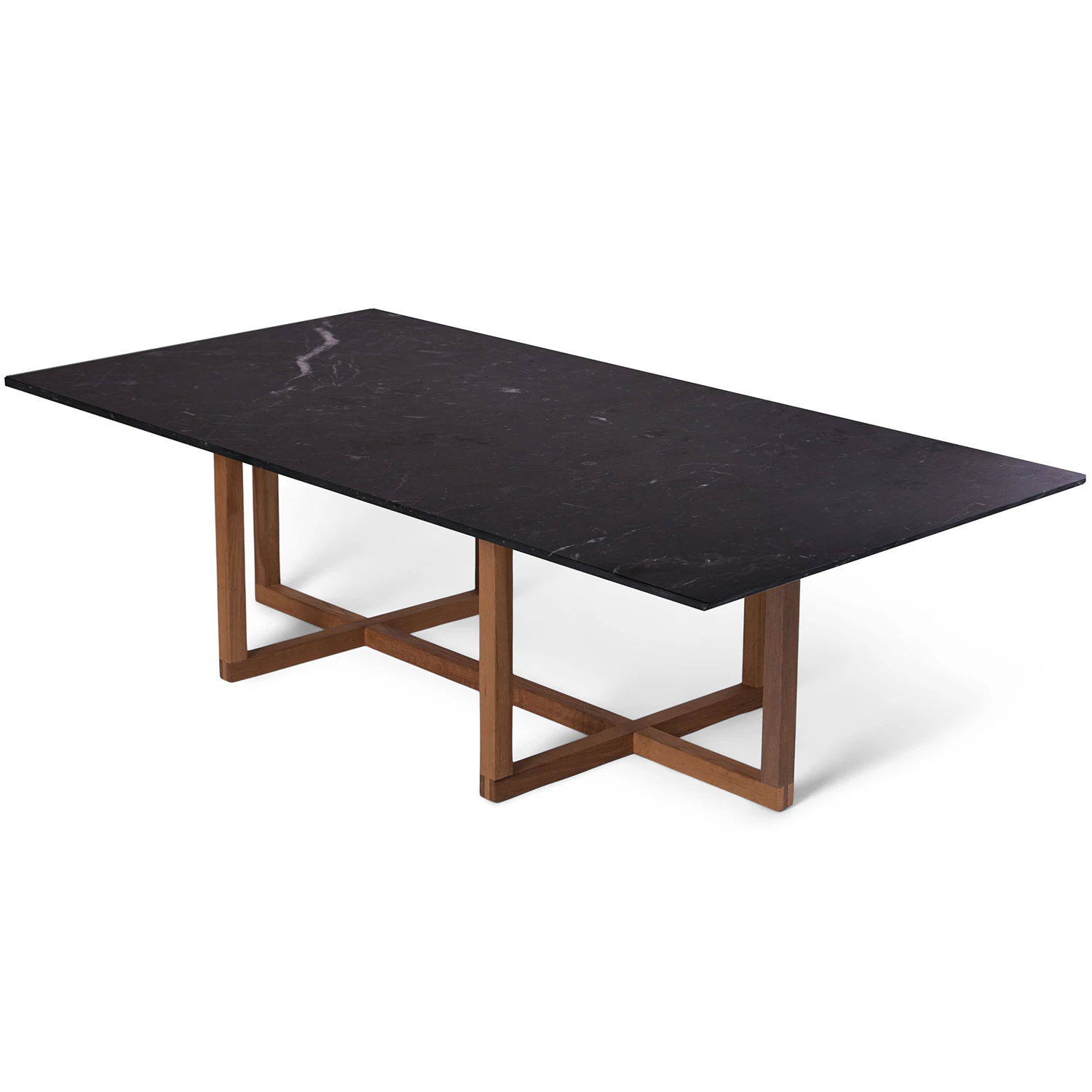 Ox Denmarq Ninety Soffbord 120x60x40 Cm Smoked Oak/nero Marquina - Soffbord Marmor Svart
