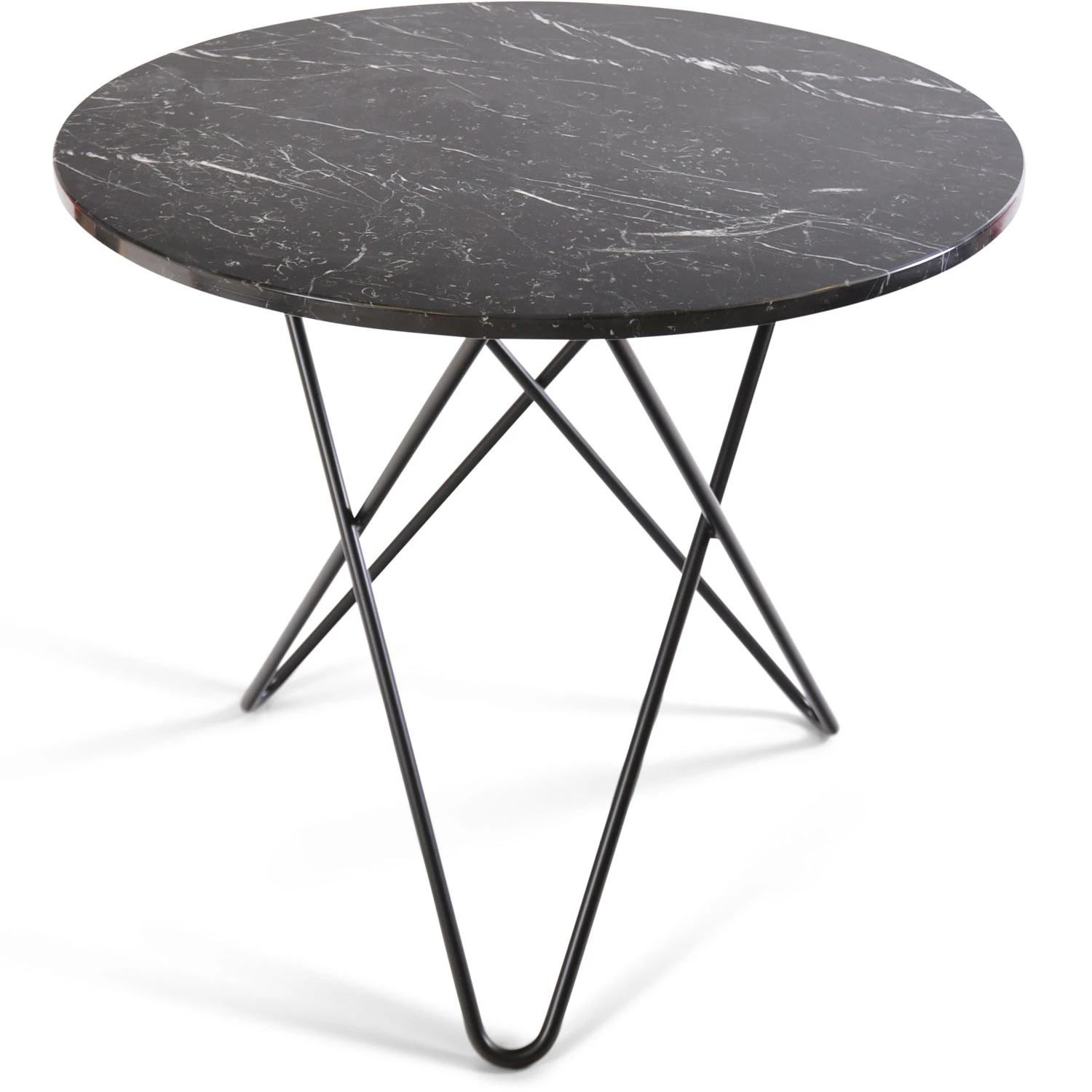 Ox Denmarq O Dining Table Matbord &Oslash;100 Cm / - Marmor Svart