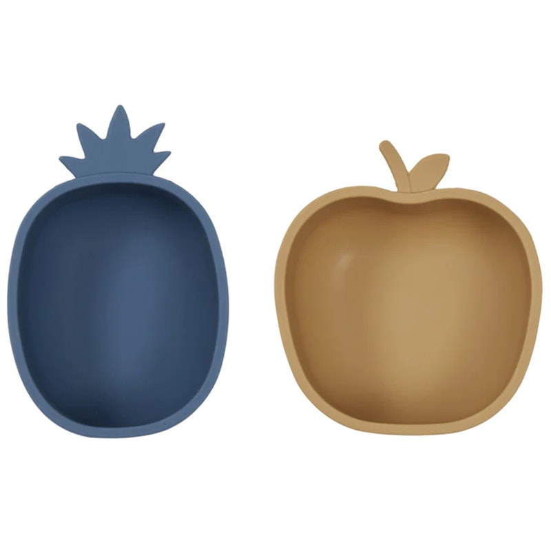 Pineapple & Apple Snacksskål 2-pack