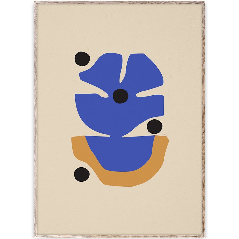 Flor Azul Poster 50x70 cm