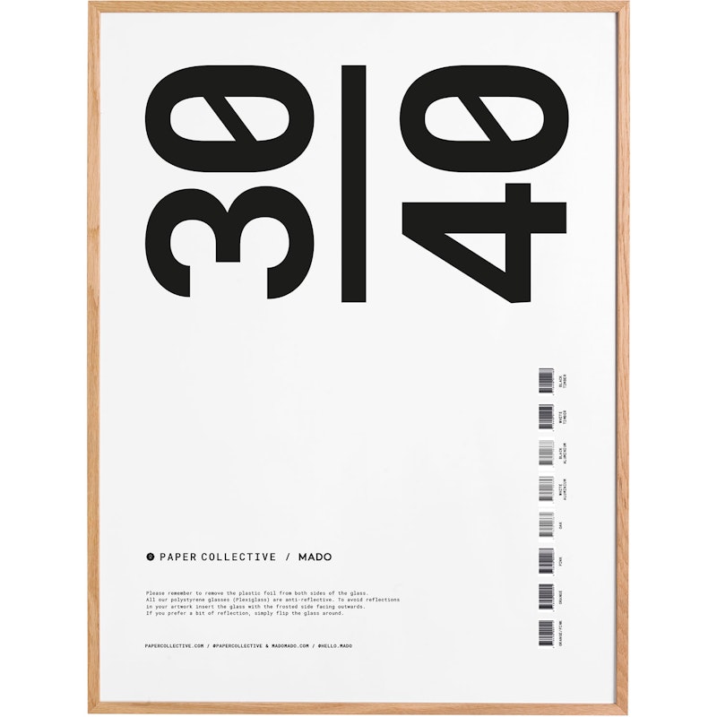 Ram Solid Oak 30x40 cm