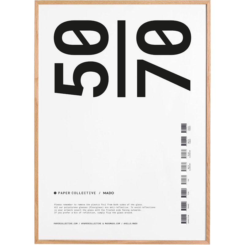 Ram Solid Oak 50x70 cm