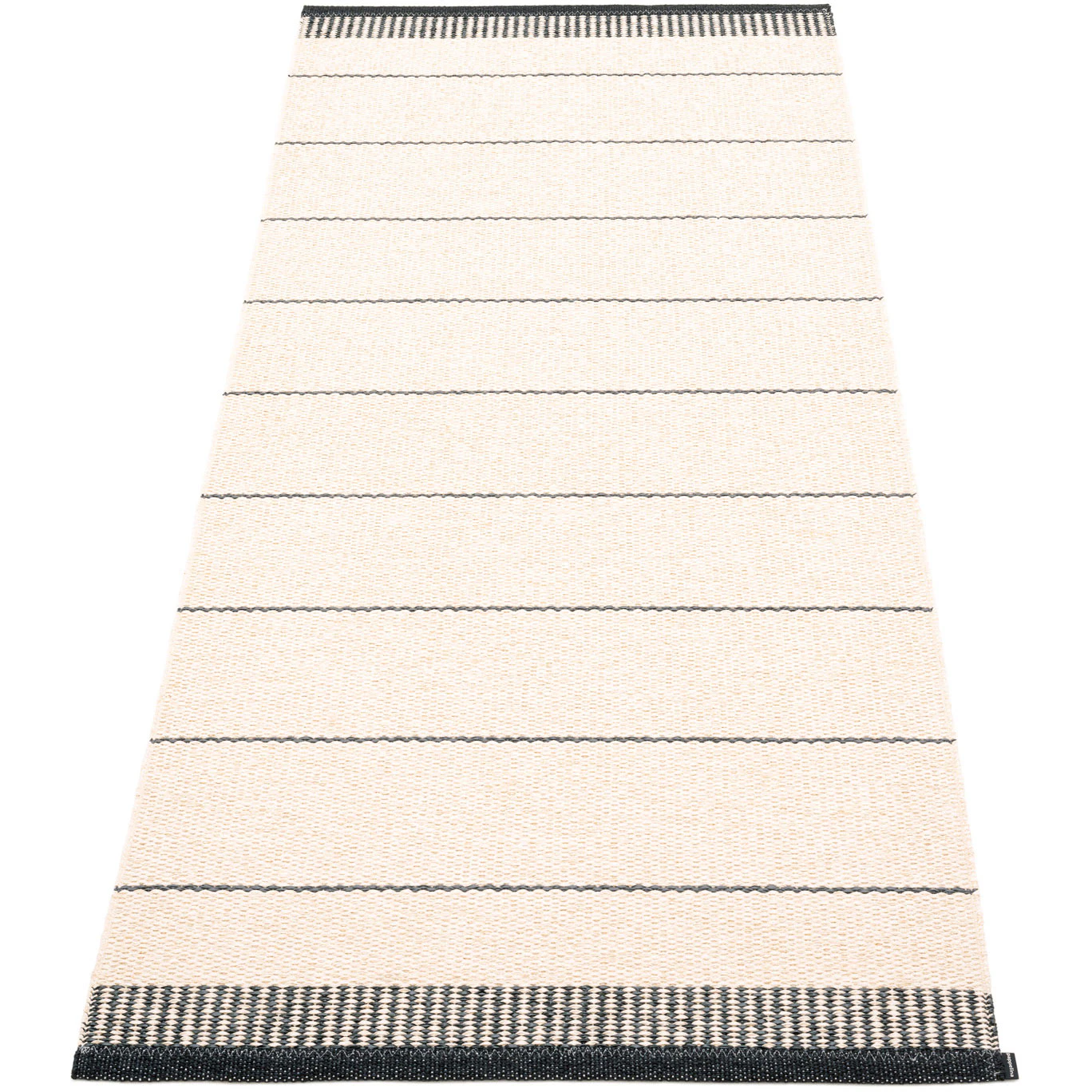 Pappelina Belle Matta 85x200 Cm - Mönstrade mattor Pvc Svart