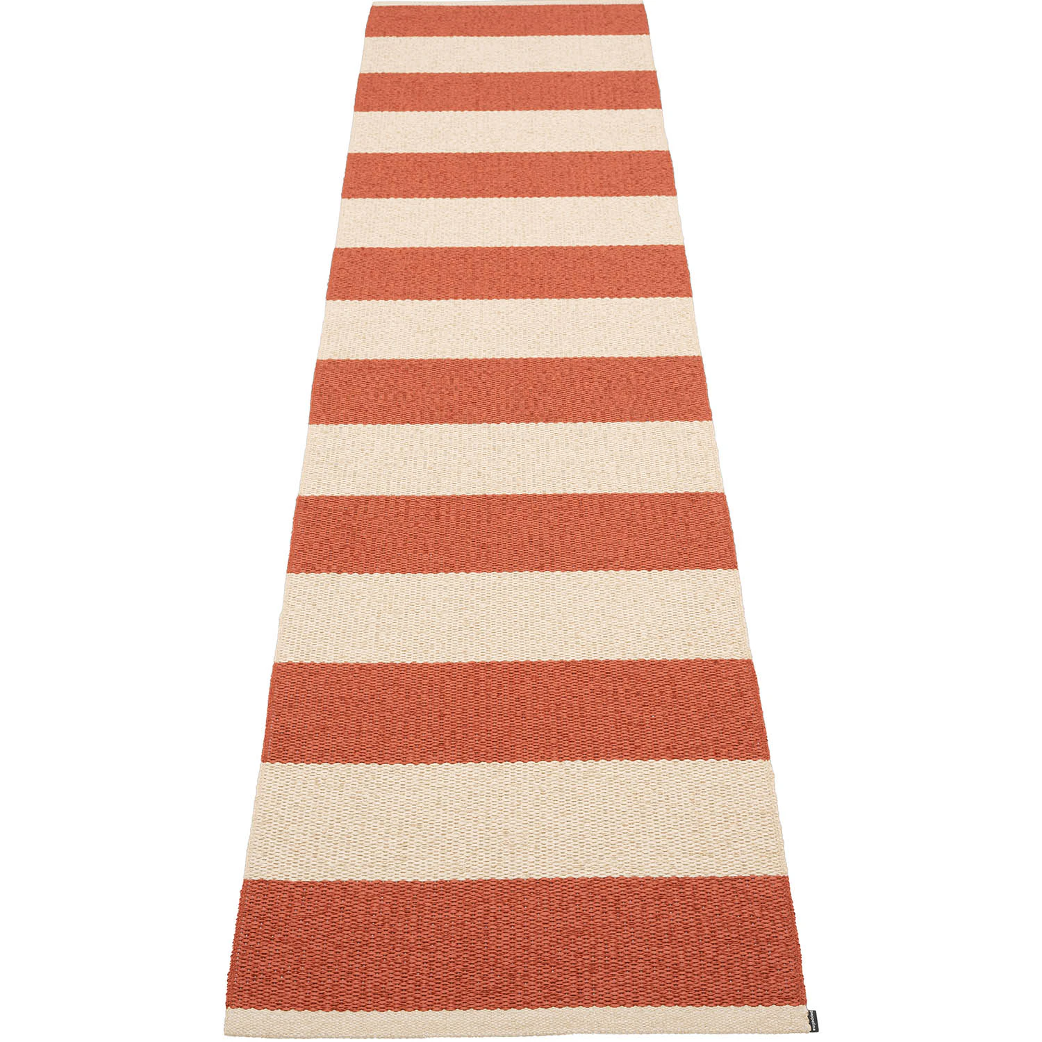 Pappelina Bob Matta 70x300 Cm Brick/vanilla - Mönstrade mattor Pvc Vanilj