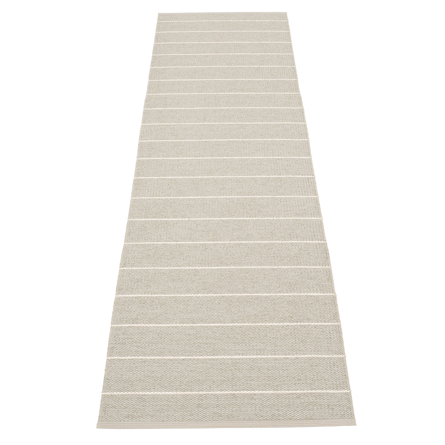 Pappelina Carl Matta 70x270 Cm Linen/ - Mönstrade mattor Pvc Beige