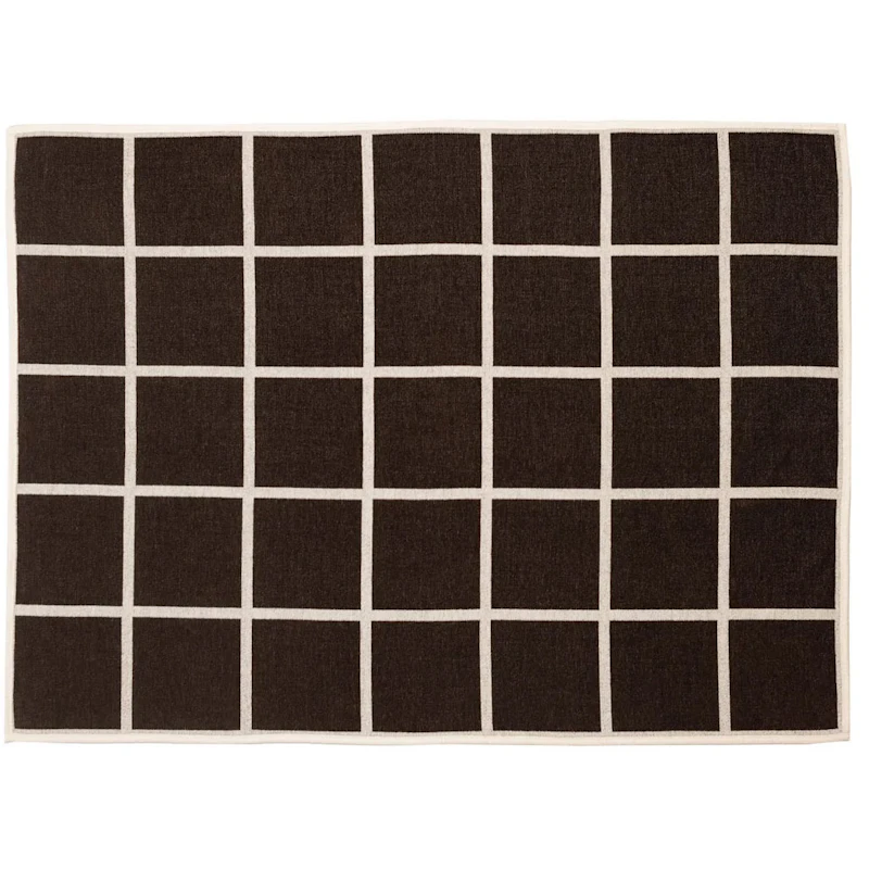 Criss Filt 140x200 cm, Mörkbrun