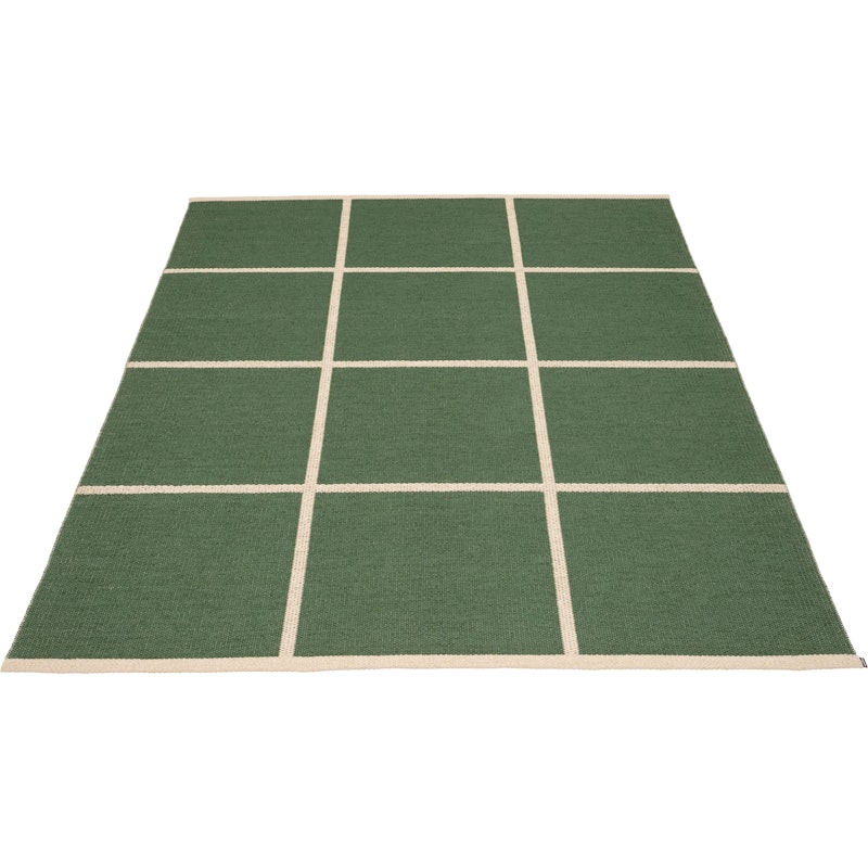 Criss Plastmatta Leaf / Cream, 180x260 cm