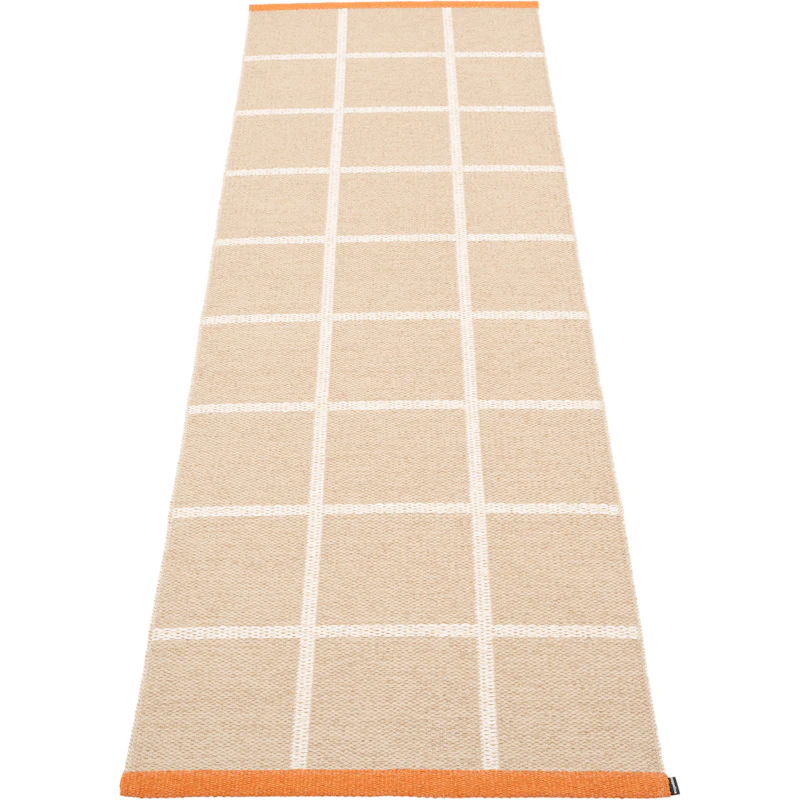 Criss Plastmatta Beige / Vanilla / Pale Orange, 70x225 cm