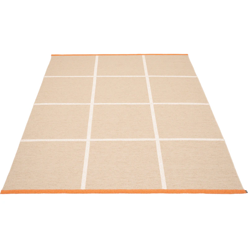Criss Plastmatta Beige / Vanilla / Pale Orange, 180x260 cm